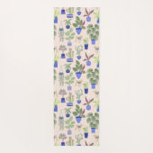 Houseplant Patroon Yogamat (Achterkant)