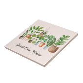 Houseplant Waterverf Tuinieren Quote Tegeltje (Zijkant)
