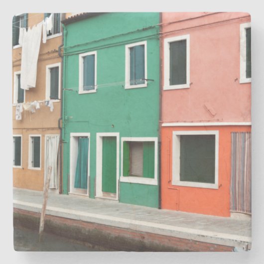 Houses aan de voorzijde stenen onderzetter (Voorkant)