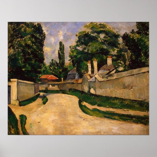 Houses Along a Road, c.1881 Poster (Voorkant)