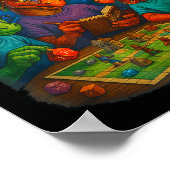 Houses And Humans Funny Gaming Rpg Gamers Men Wome Poster (Hoek)