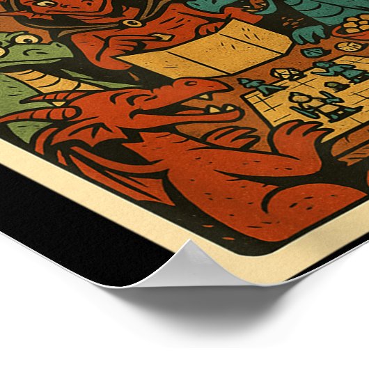 Houses And Humans Funny Rpg Gamer Nerd Gaming Men Poster (Hoek)