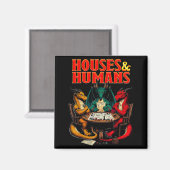 Houses And Humans Funny Tabletop Rpg Dice Game Par Magneet (Voorkant / Achterkant)