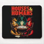 Houses And Humans Funny Tabletop Rpg Dice Game Par Muismat (Voorkant)