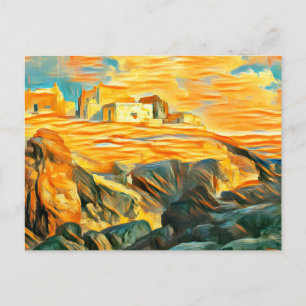 Houses Atop a Mountain, New Mexico Briefkaart