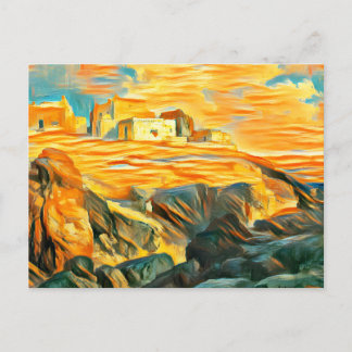 Houses Atop a Mountain, New Mexico Briefkaart
