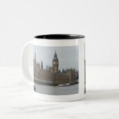Houses du Parlement - Londen Tweekleurige Koffiemok (Voorkant links)