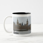 Houses du Parlement - Londen Tweekleurige Koffiemok (Links)