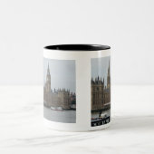Houses du Parlement - Londen Tweekleurige Koffiemok (Center)