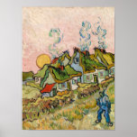 Houses en afbeelding door Vincent van Gogh Poster<br><div class="desc">Vincent van Gogh - Houses en Afbeelding. Vincent Willem van Gogh (1853-1890) was een Nederlandse Post-Impressionistische schilder die postuum een van de beroemdste en invloedrijkste figuren in de Westerne kunstgeschiedenis werd.</div>