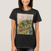 Houses en afbeelding door Vincent van Gogh T-shirt (Voorkant)