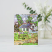 Houses in Auvers, Vincent van Gogh Briefkaart (Staand voorkant)