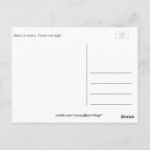 Houses in Auvers, Vincent van Gogh. dorp Briefkaart (Achterkant)