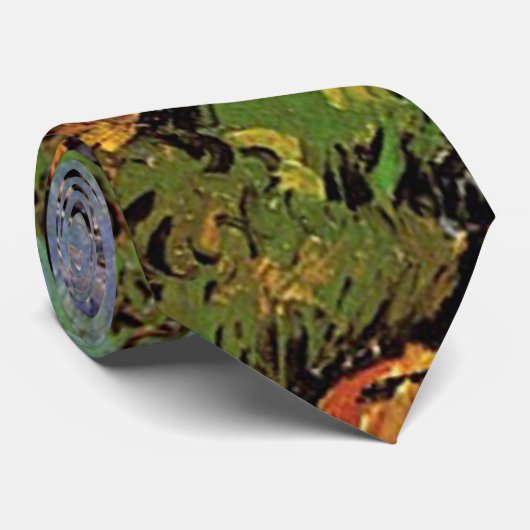 Houses in Auvers, Vincent van Gogh. dorp Stropdas (Opgerold)