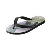 Houses in Auvers Vincent van Gogh Kinder Teenslippers (Schuin)