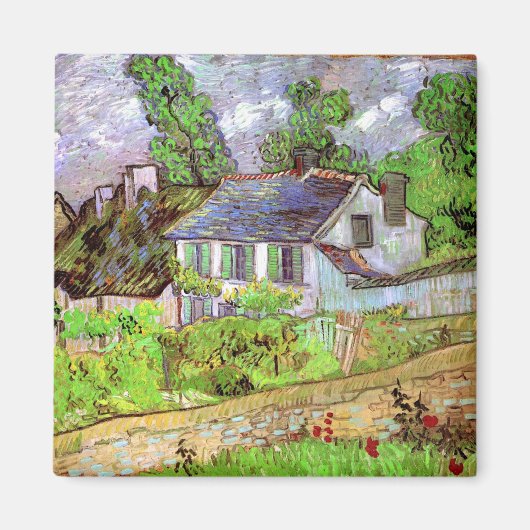 Houses in Auvers, Vincent van Gogh Magneet (Voorkant)