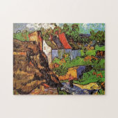 Houses in Auvers, Vincent van Gogh. Village Legpuzzel (Horizontaal)