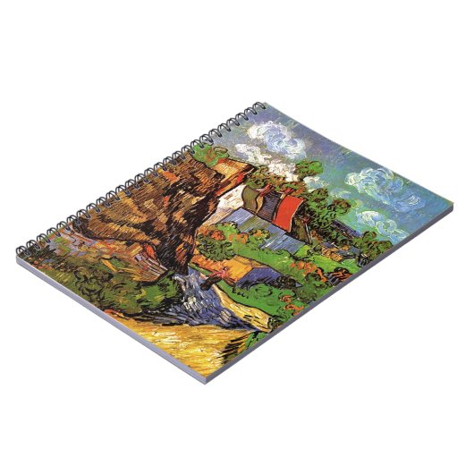 Houses in Auvers, Vincent van Gogh. Village Notitieboek (Linkerzijde)