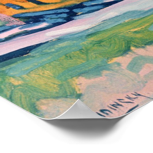 Houses in München, 1908 Poster (Hoek)