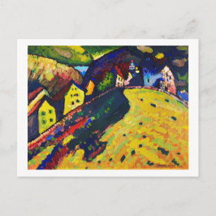 Houses in Murnau, Wassily Kandinsky Briefkaart