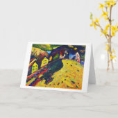 Houses in Murnau, Wassily Kandinsky Kaart (Gele Bloem)