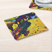 Houses in Murnau, Wassily Kandinsky Kartonnen Onderzetters (Schuin)