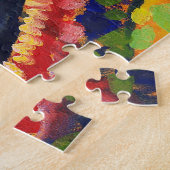 Houses in Murnau, Wassily Kandinsky Legpuzzel (Zijkant)