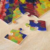 Houses in Murnau, Wassily Kandinsky Legpuzzel (Zijkant)