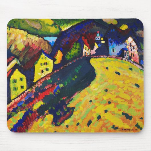 Houses in Murnau, Wassily Kandinsky Muismat (Voorkant)