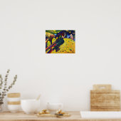 Houses in Murnau, Wassily Kandinsky Poster (Keuken)