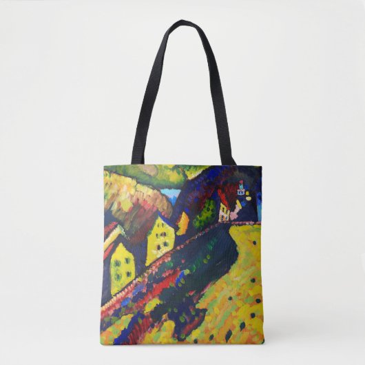 Houses in Murnau, Wassily Kandinsky Tote Bag (Voorkant)