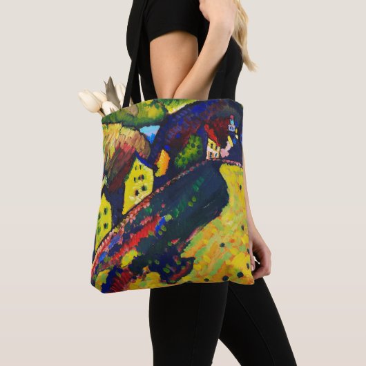 Houses in Murnau, Wassily Kandinsky Tote Bag (Dichtbij)