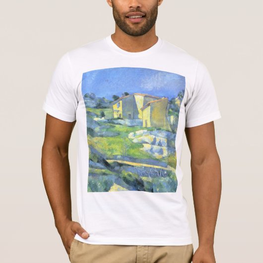 Houses in Provence Paul Cezanne T-shirt (Voorkant)