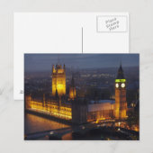 Houses of Parliament, Big Ben, Westminster Briefkaart (Voorkant / Achterkant)