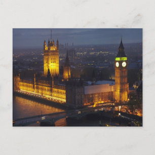Houses of Parliament, Big Ben, Westminster Briefkaart