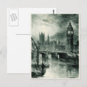 Houses of Parliament, Londen Briefkaart (Voorkant / Achterkant)
