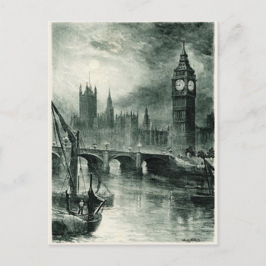 Houses of Parliament, Londen Briefkaart (Voorkant)