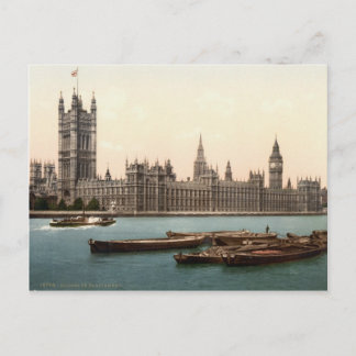 Houses of Parliament, Londen c.1895 Briefkaart