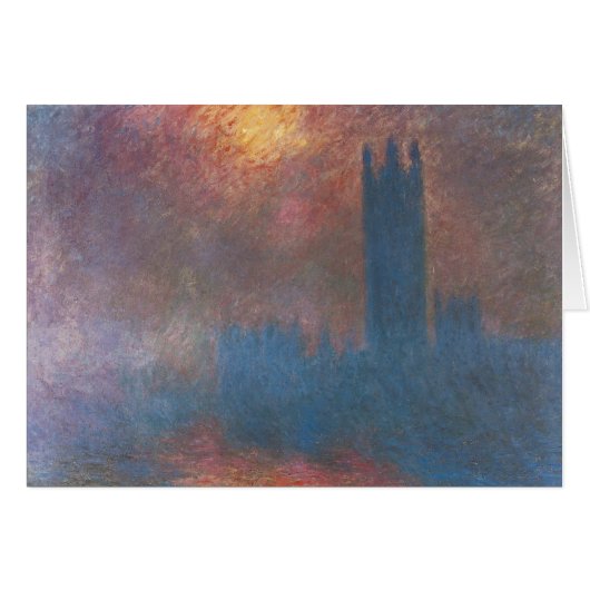 Houses of Parliament, Londen door Claude Monet (Voorkant Horizontaal)