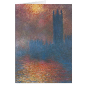 Houses of Parliament, Londen door Claude Monet