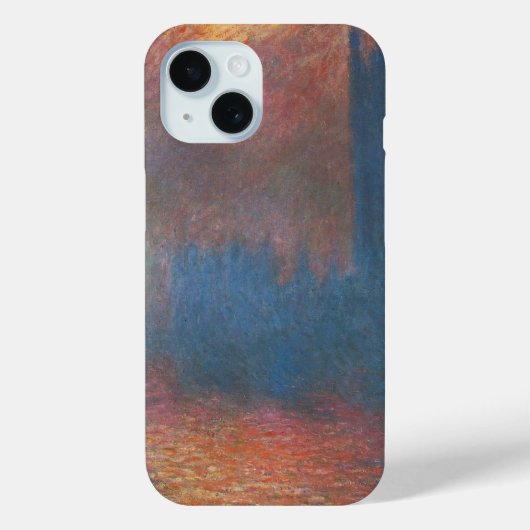Houses of Parliament, Londen door Claude Monet Case-Mate iPhone Case (Achterkant)