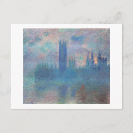 Houses of Parliament (Londen), Monet Briefkaart (Voorkant)