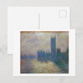 Houses of Parliament (Londen), Monet Briefkaart (Voorkant / Achterkant)