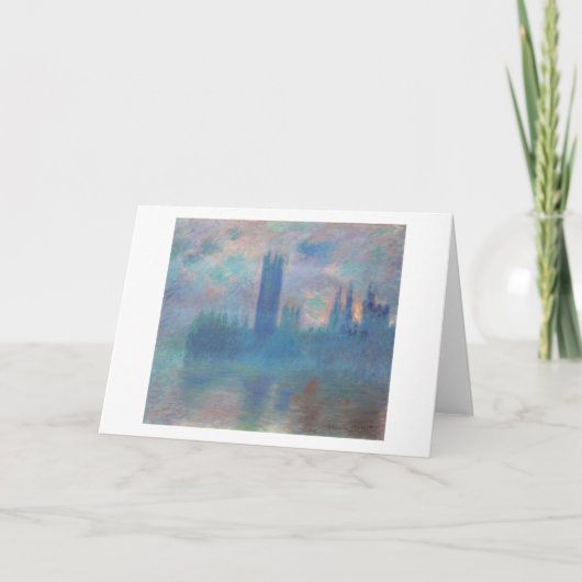 Houses of Parliament (Londen), Monet Kaart (Voorkant)