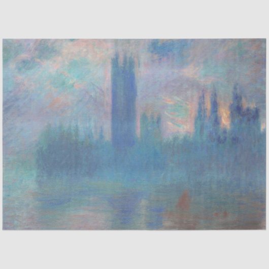 Houses of Parliament (Londen), Monet Tissuepapier (Voorkant)