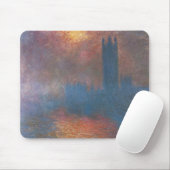 Houses of Parliament, Londen van Claude Monet Muismat (Met muis)