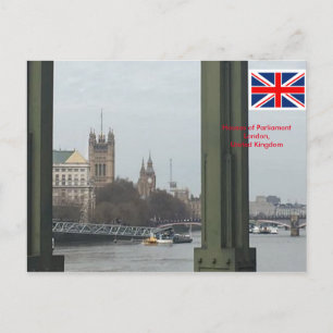 Houses of Parliament, Londen Verenigd Koninkrijk Briefkaart