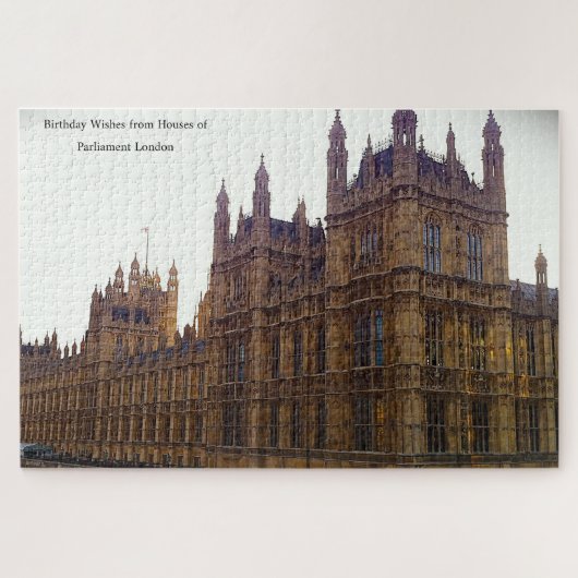 Houses of Parliament London. Jigzaag Puzzle Legpuzzel (Horizontaal)