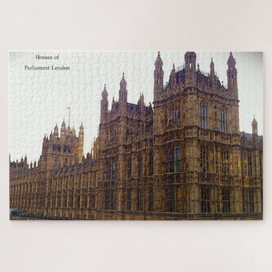 Houses of Parliament London. Jigzaag Puzzle Legpuzzel (Horizontaal)