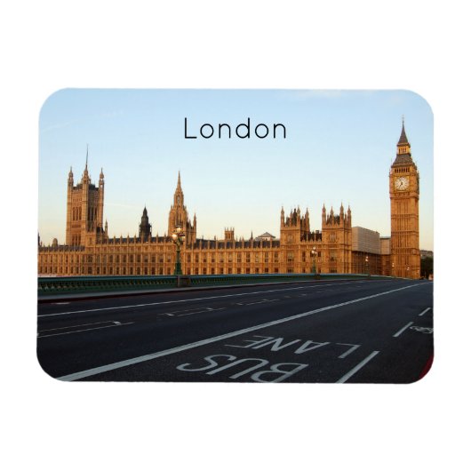 Houses of Parliament, London Magnet Magneet (Horizontaal)